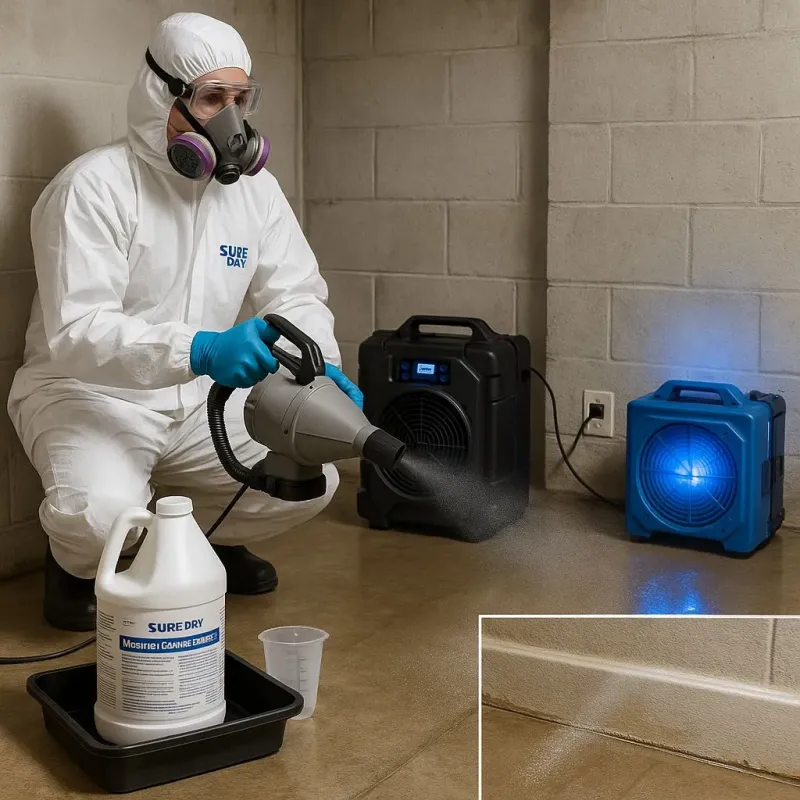 Sanitization and Odor Removal process in Thermalito, CA